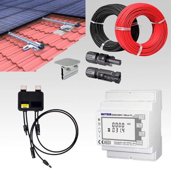 Accessories for solar plants